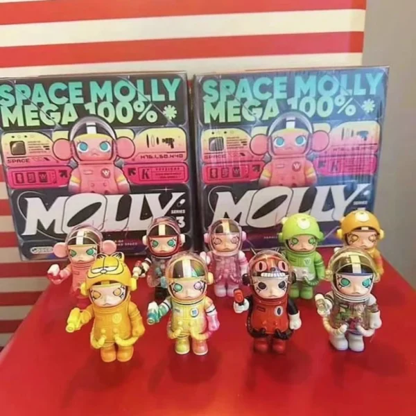 Jual Mega Space Molly 100% Series 3 action Figure Koleksi Pajangan Hadiah Topper Cake Azf 07